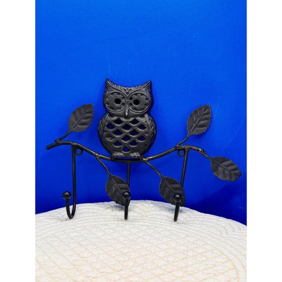 Metal Owl Wall Hook Hangers - Picture 8 of 8